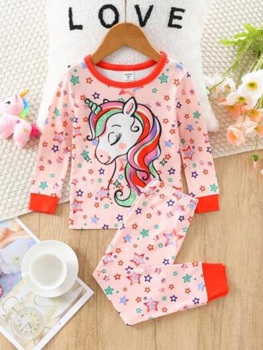 PINK KIDS UNICORN BABY GIRL DRESS