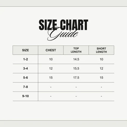 2 PCS BABY BOY TENIS KIDS SHORT SET