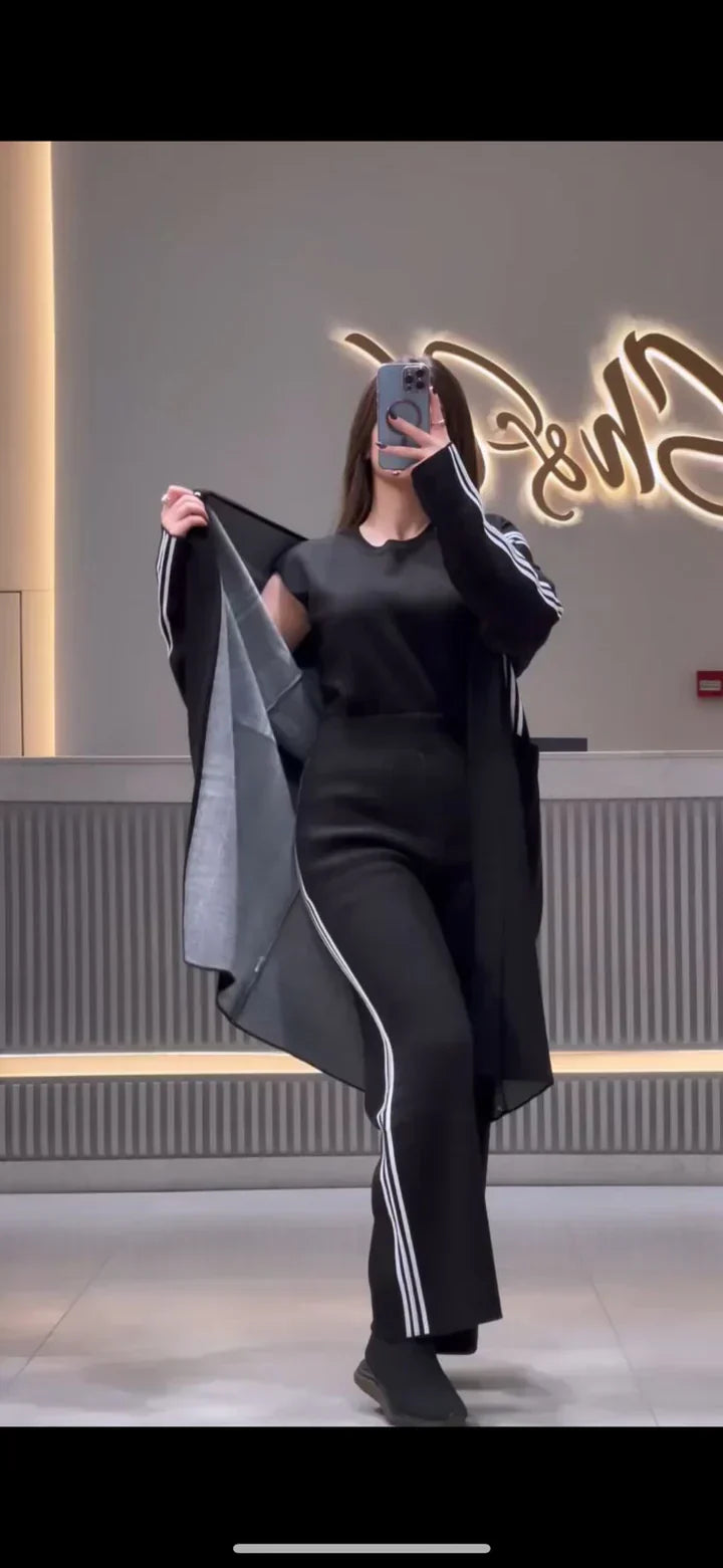 3 Piece Winter Stripe Co-ord Set