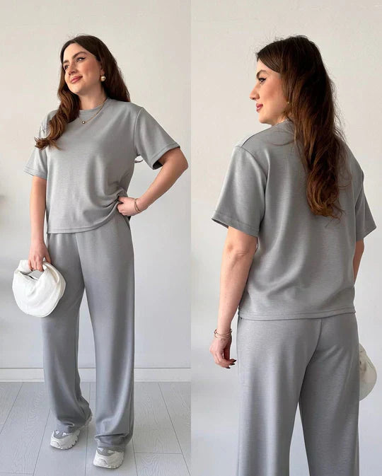 2 PCS HALF SLEEVES TRACKSUIT