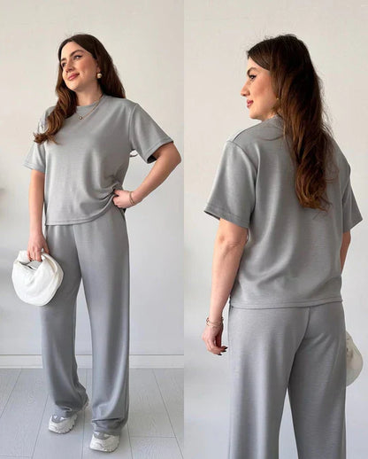 2 PCS HALF SLEEVES TRACKSUIT