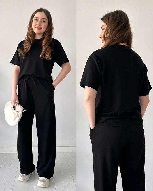 2 PCS HALF SLEEVES TRACKSUIT