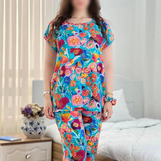 VIVID GARDEN CAPRI CORD-SET