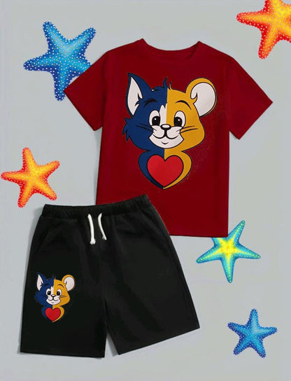 Tom & Jerry Contrast Short Wear