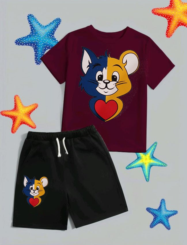Tom & Jerry Contrast Short Wear