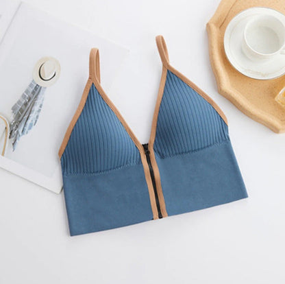 SINGLE ZIP - UP STRECHABLE BRA